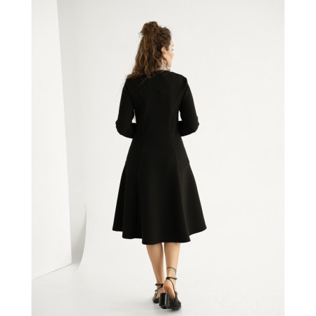 Flared jersey dress (J)