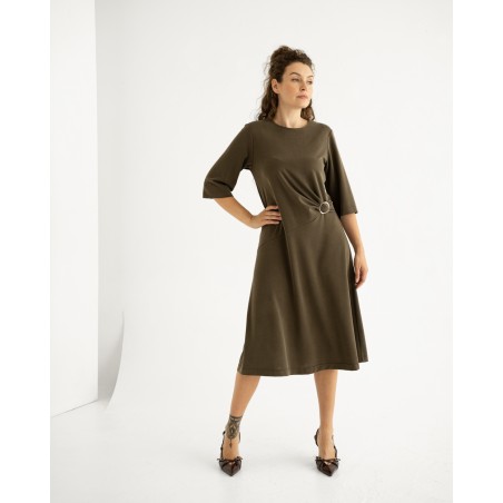 Gathered waist dress