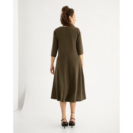 Gathered waist dress