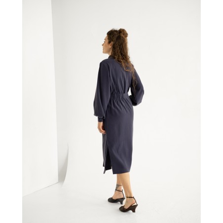 Asymmetrical office dress