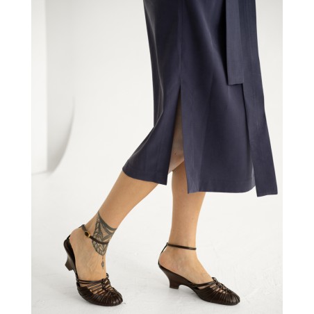 Asymmetrical office dress