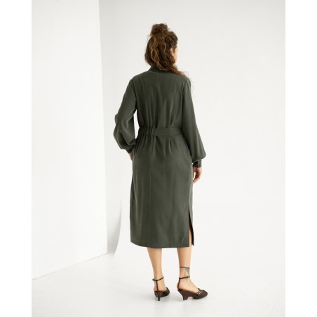 Asymmetrical office dress