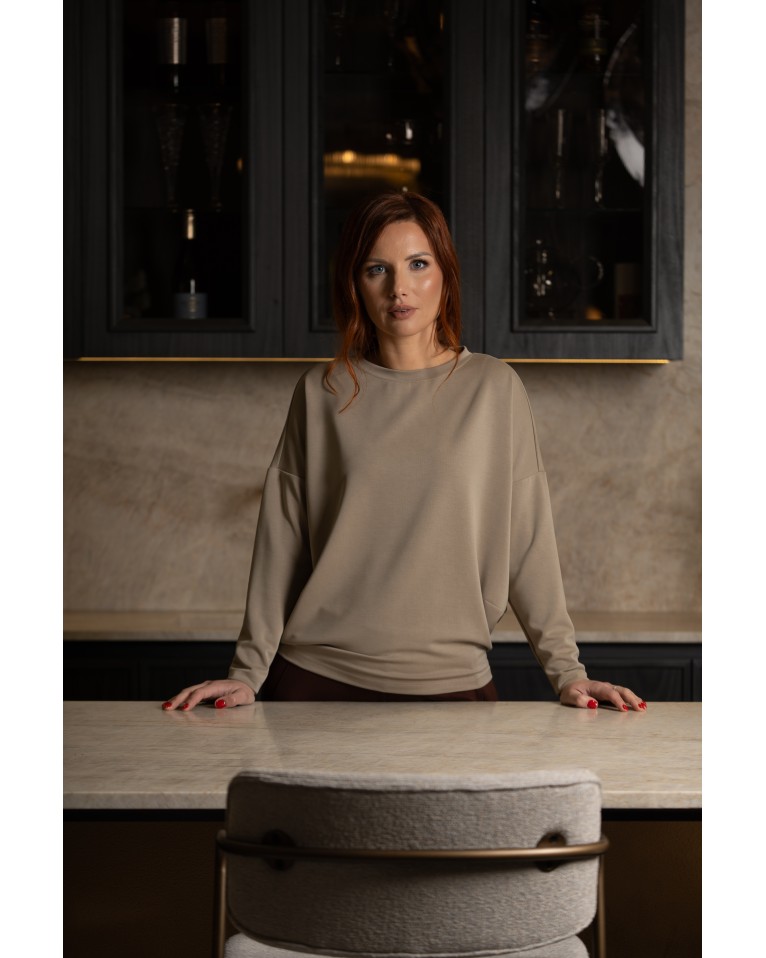 Trikotažinė laisvalaikio palaidinė (S)