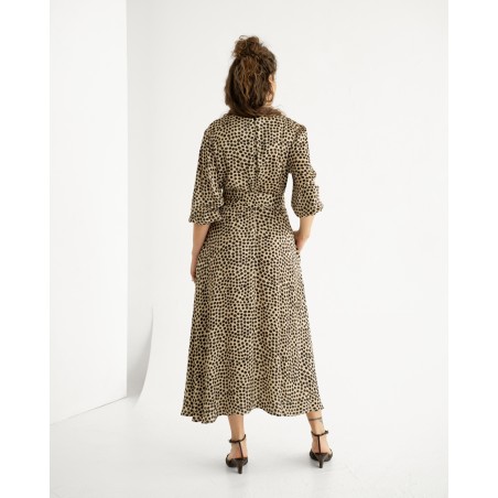 Luxurious polka dot dress