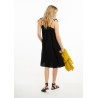 Small linen dress with straps (J)