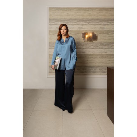 Satin luxurious tunic (M)