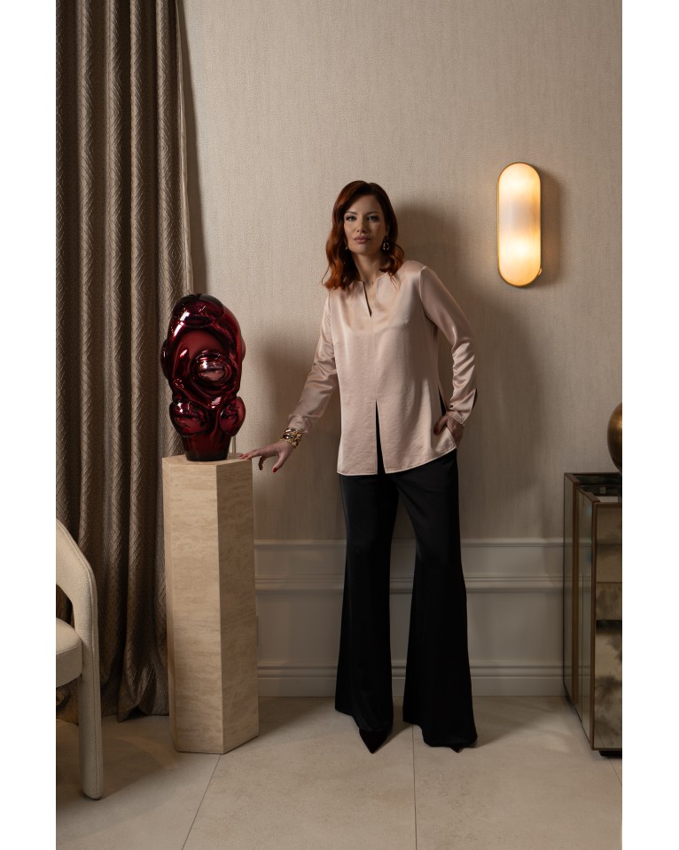 Satin luxurious tunic (S)